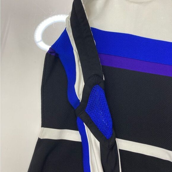 Versace Stretchy Turtleneck Top Women Size 6 or 40 Multicolor Long Sleeve - Picture 3 of 14